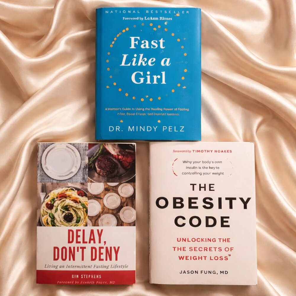 FAST LIKE A GIRL - THE OBESITY CODE - DELAY, DON'T DENY Diet Weight loss BOOKS